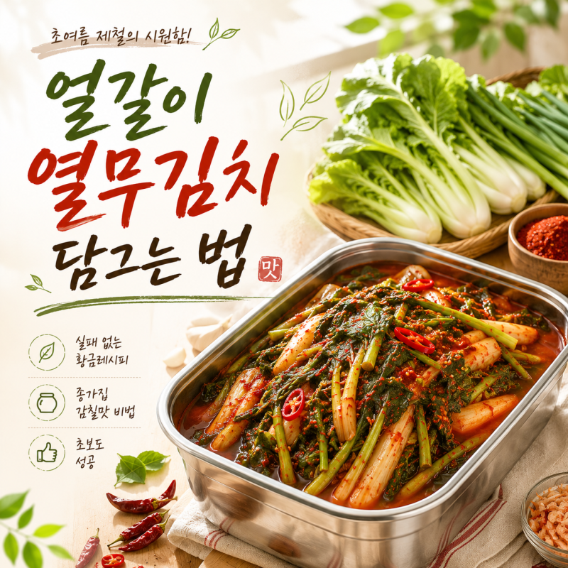 알토란 열무김치 레시피 따라하기｜실패 없는 얼가리 열무김치 담그는법