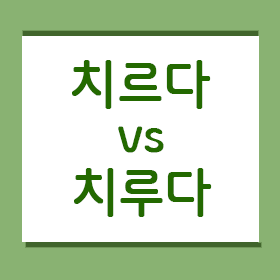 시험을 치르다 치루다 , 일을 치렀다 치뤘다 뭐가 맞을까?