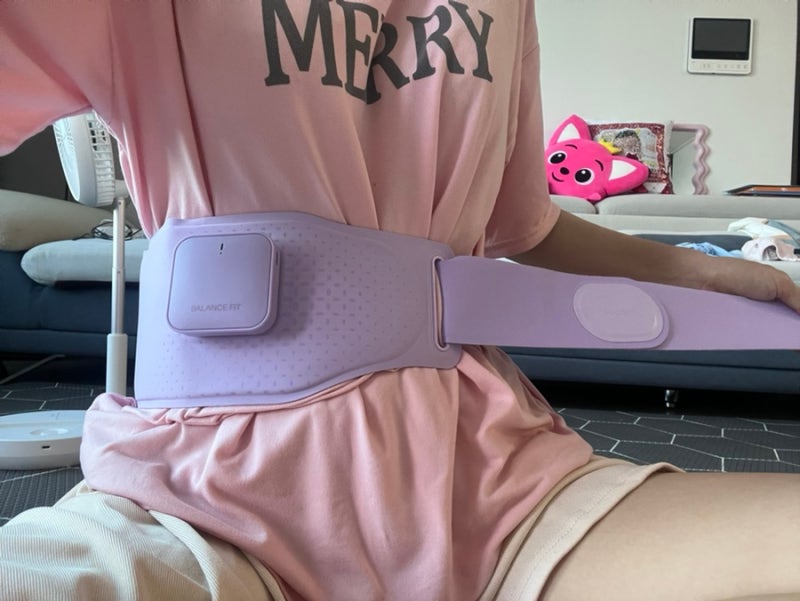 [밸런스핏 EMS 슬림 벨트 프로] 홍현희 다이어트 밸트_언박싱 사용방법
