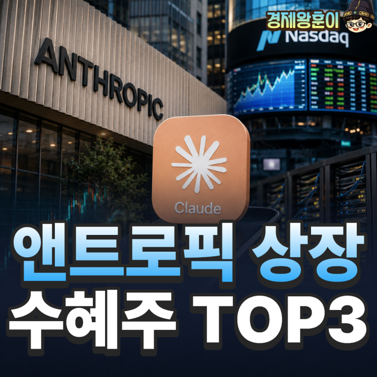  앤트로픽 상장 국내 수혜주 TOP3 배당과 수익률 얼마일까?