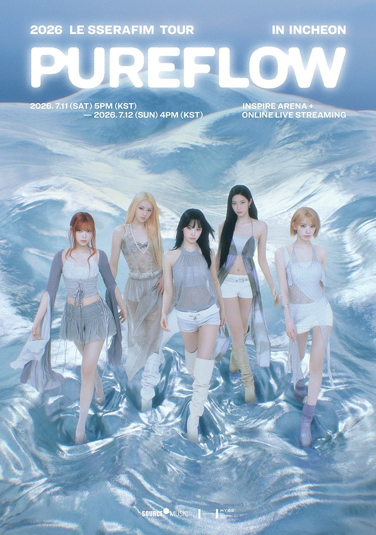2026 LE SSERAFIM TOUR PUREFLOW IN INCHEON | LE SSERAFIM Incheon Concert Basic Info, Cast, Lineup, Ticket Reservation