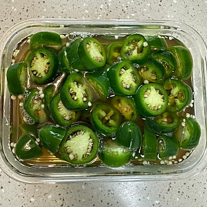 할라피뇨 피클 만들기, 실패 없는 황금비율 레시피 (제철 할라피뇨 보관법)
