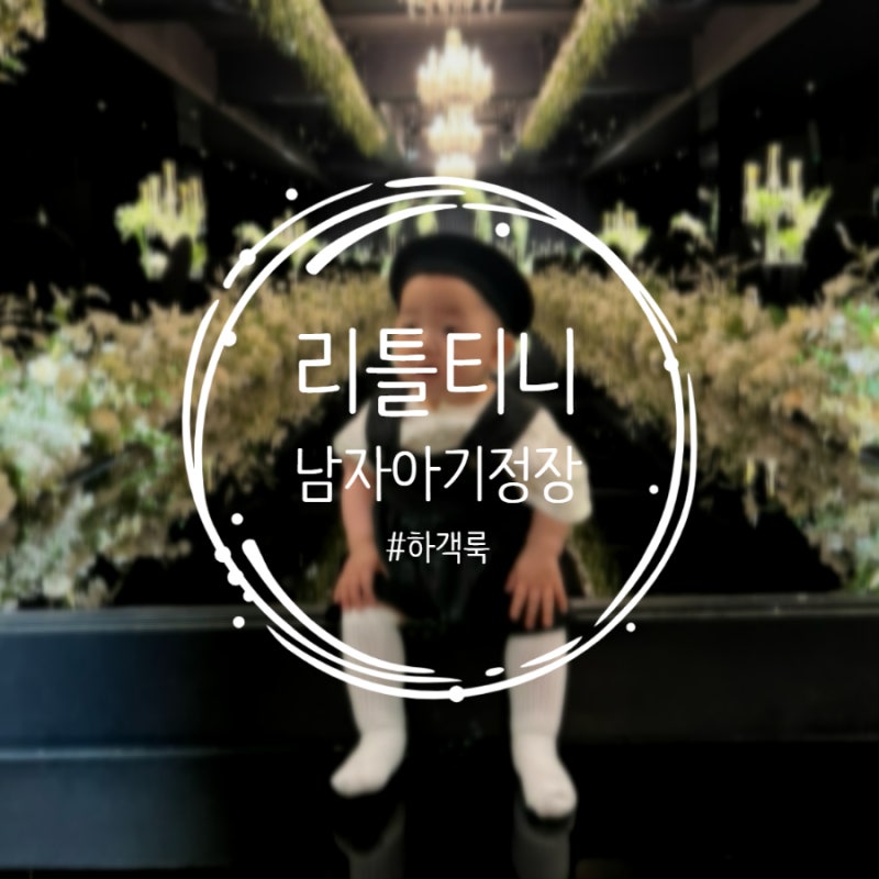 9개월 남자아기 결혼식 하객룩 리틀티니 아기정장 대만족후기