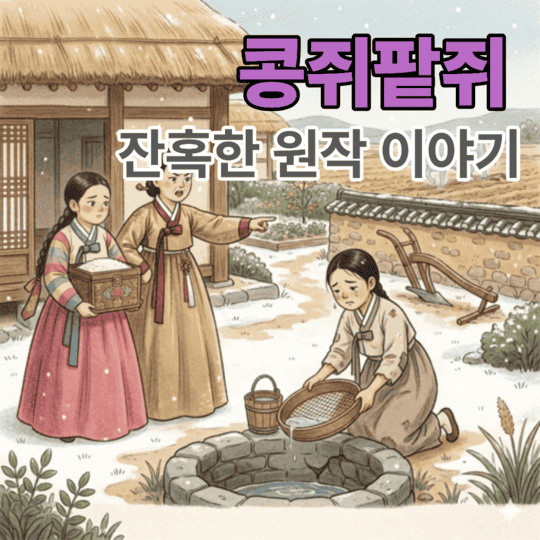  콩쥐팥쥐 줄거리와 원작의 잔혹한 결말