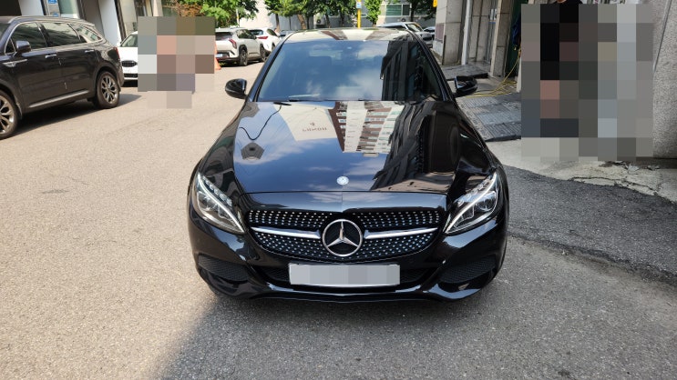  인천 벤츠 c 클래스 W205 애플 카플레이 아이나비 블랙박스 장착하기