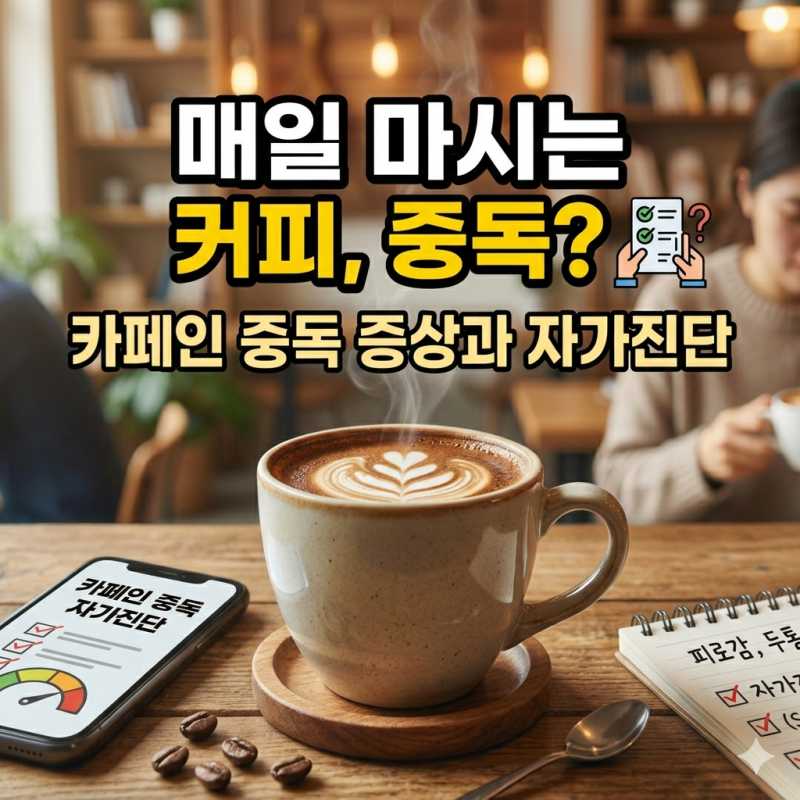 매일 마시는 커피, 중독? 카페인 중독 증상과 자가진단
