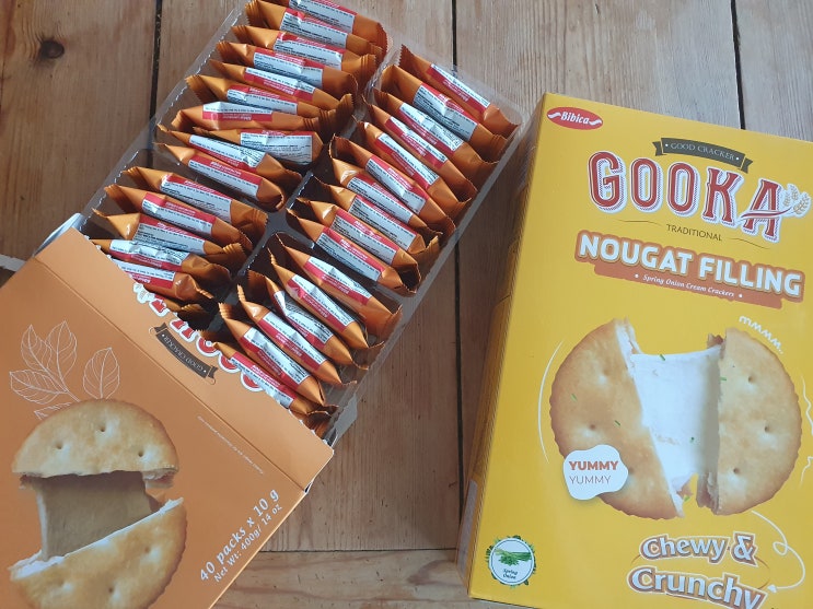  구카 GOOKA 누가 필링 크래커 파맛, 솔트커피맛