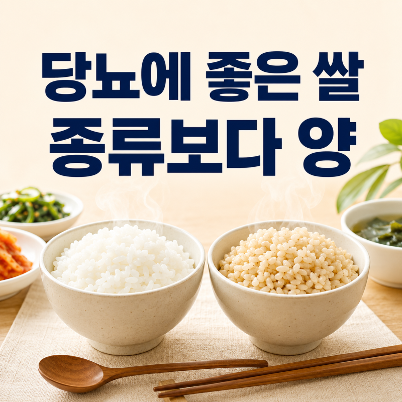 당뇨에 좋은 쌀 따로 있을까, 식후혈당으로 확인해봤어요
