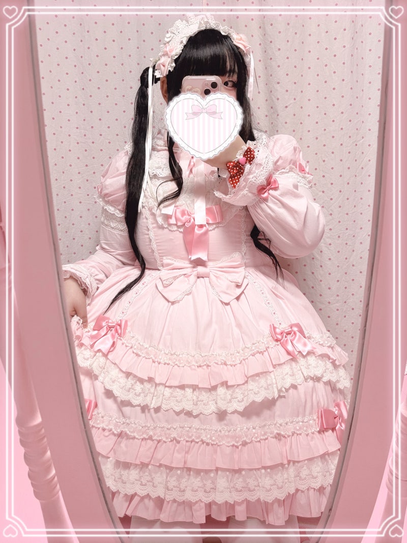 [ootd] 감계 로리타 패션 - 겨울 코디 기록, 일상 기록, 로리타 외출 일기, 핑크 데일리룩
