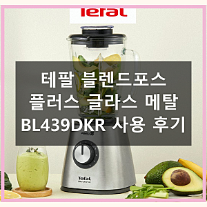 테팔 블렌드포스 플러스 글라스 메탈 BL439DKR 사용해보니 좋더라