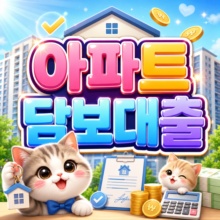  2026 아파트담보대출 최대한도와 최대혜택 받는 기준과 서류 상환방법은!?