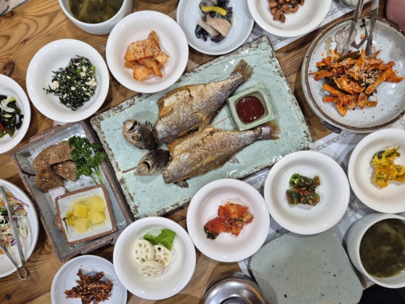 순천 가곡동 맛집 순천 보리굴비 참살이촌 정식 후기