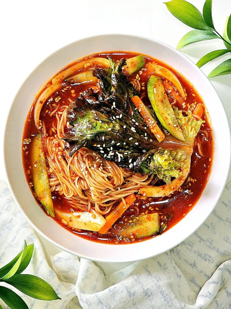 망향 비빔국수 레시피 냉면 육수 양념장 만드는 법