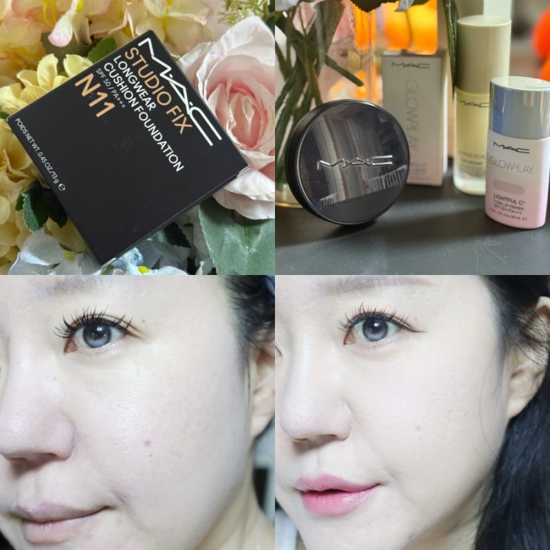 맥 쿠션 / 맥 스튜디오 픽스 롱웨어 쿠션 파운데이션 N11 너무 좋아 두 통째 씀