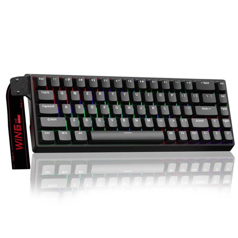 인기 많은 aula AULA WIN 68HE PRO MAX 마그네틱 축 게이밍 키보드 유선, RGB 실용적인 디자인