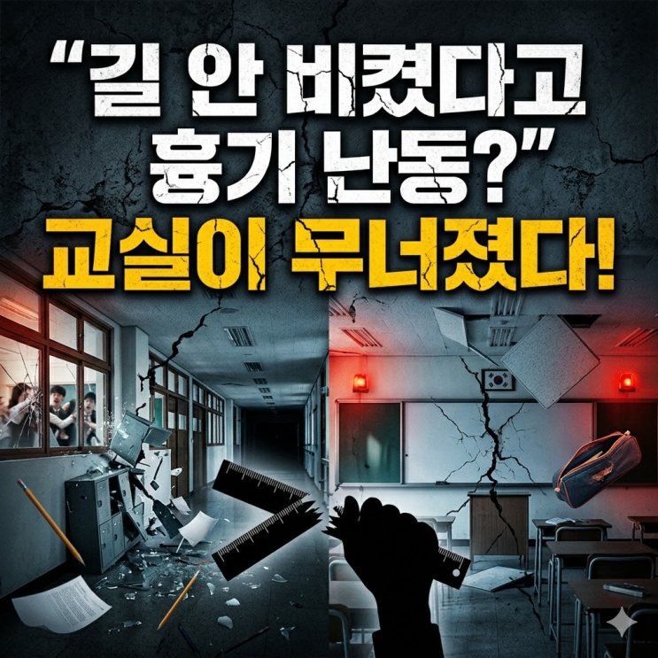  길 안 비켰다고…" 제천 고등학교 복도 흉기 사건 전말과 교내 안전 실태 예방책