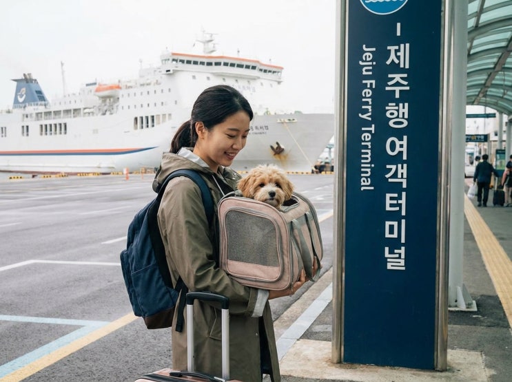  강아지 제주도 배편 이용 방법과 펫룸 예약 기준