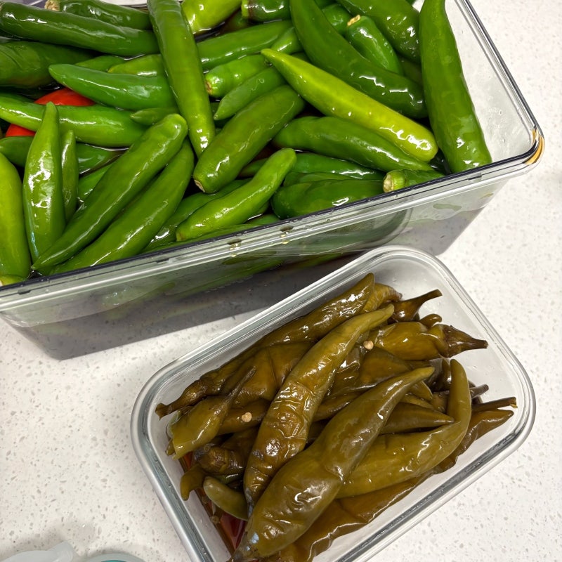 장아찌 간장 재사용해서 청양고추장아찌 만들기 ( 1분컷 )