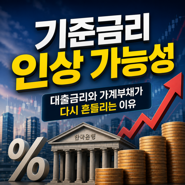  기준금리 인상 가능성 대출금리와 가계부채가 다시 흔들리는 이유