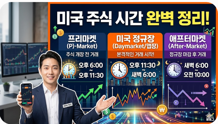 프리 애프터마켓 주식 미장 앱장 뜻 시간