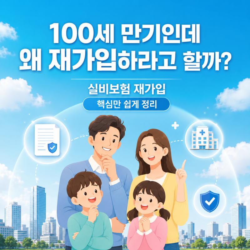 "재가입하라고요?" 실비보험 100세 만기인데 갑자기 연락 온 분들 필독