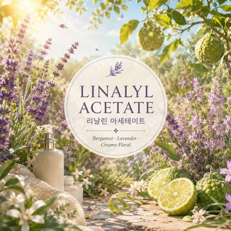  Linalyl Acetate : 꽃보다 바람과 줄기를 만드는 향료
