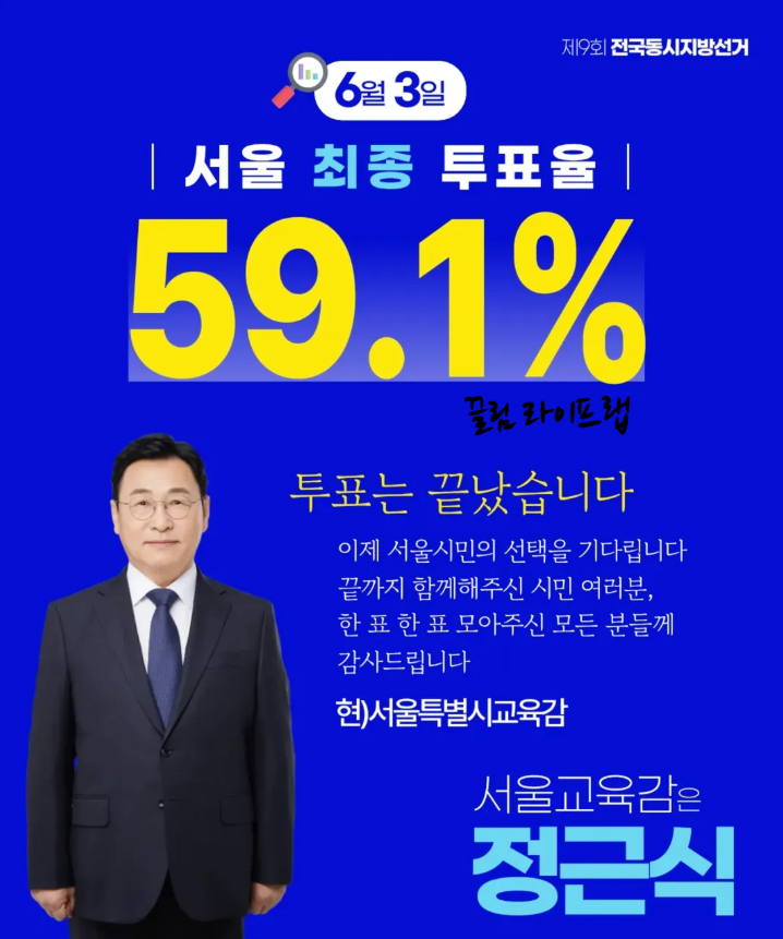 <b>서울시 교육감</b> 후보 정근식 당선 주요 공약은?
