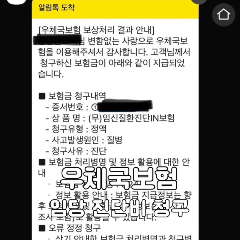 우체국보험 임산부 무료보험 임당 진단비 청구｜네이버로 3분 만에 신청하기