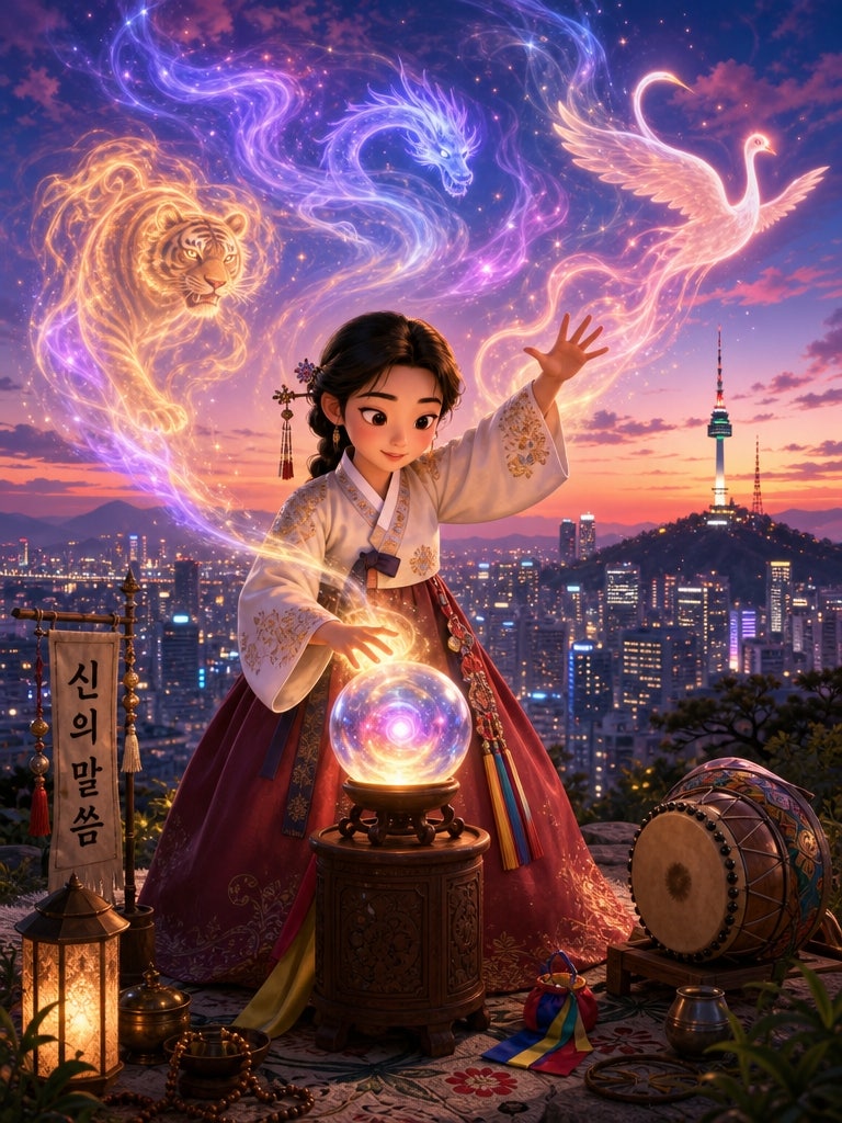 무당꿈해몽 무당나오는꿈 무당에게점보는꿈