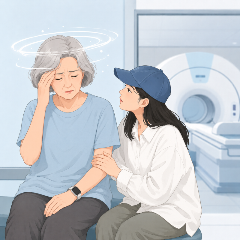뇌MRI 정상인데 항암 후 어지러움증 지속된다면? | 자율신경검사 실조증 후기 (ft. 검사비용)