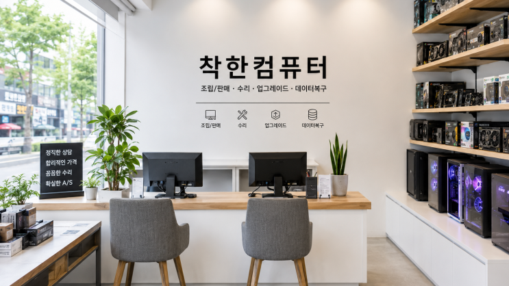  청주컴퓨터포맷, 윈도우 업데이트 오류 해결될까? 방문수리 실제 후기