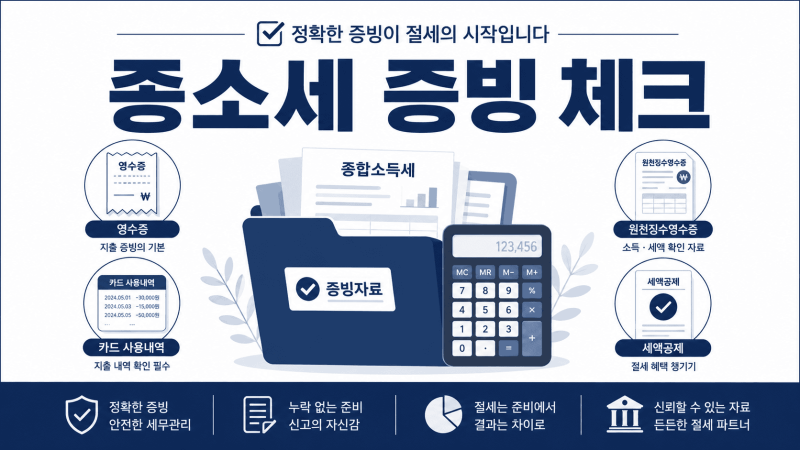 종합소득세 신고 전 준비할 증빙서류 체크리스트