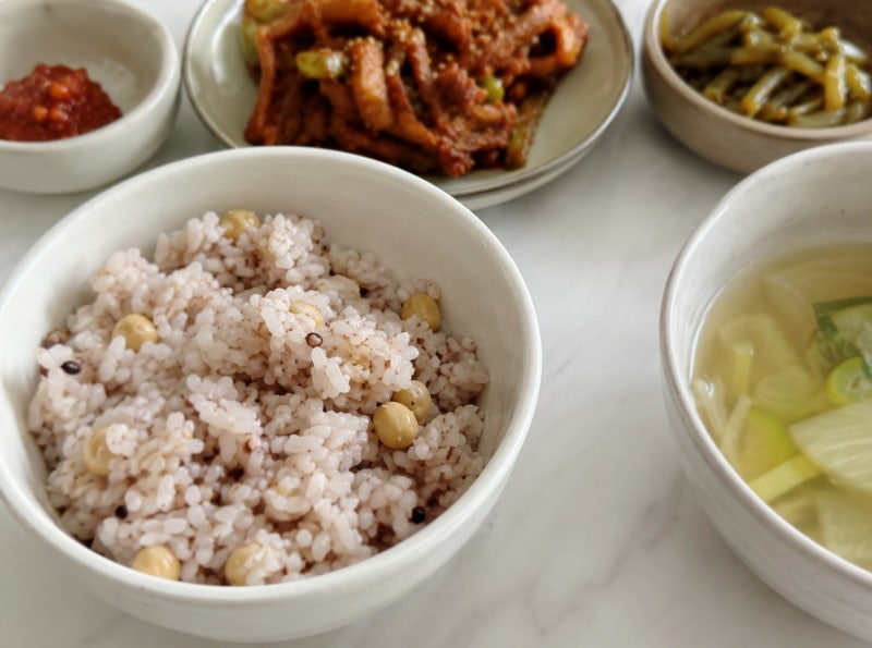 병아리콩 삶기 , 고소하게 실패 제로 병아리콩 삶는법 & 먹는법 · 밥짓기 까지