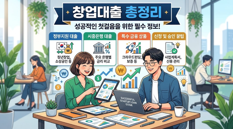 창업대출 종류 총정리! 받을 수 있는 금액과 신청방법 알아보기