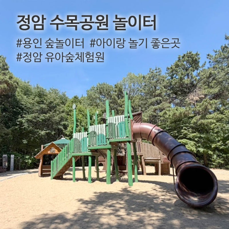 [광교] 정암수목공원 어린이 숲 놀이터 (주차 가능, 화장실 x)