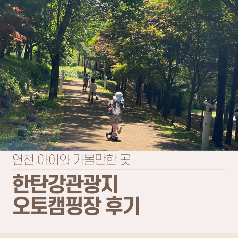 연천 한탄강관광지 오토캠핑장 후기 │ 5세 아이와 평일 데이캠핑