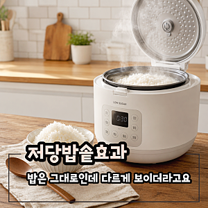 저당밥솥효과 정말 다를까, 원리부터 찾아봤어요