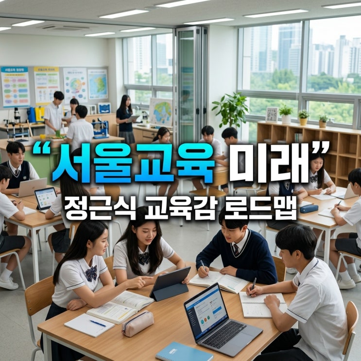 서울 교육의 미래를 바꿀 5가지 핵심 로드맵 <b>정근식</b> 교육감 분석
