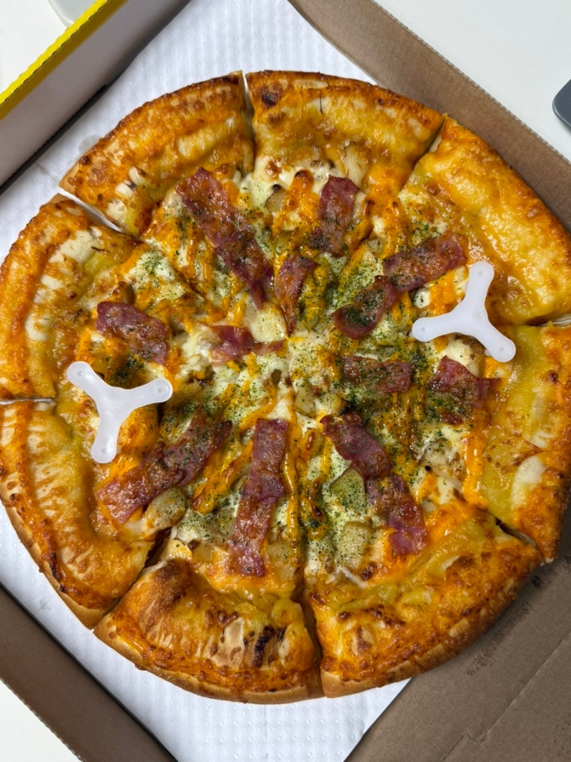 피자스쿨 인기메뉴 오지치즈포테이토피자 가격 조합 맛 칼로리 후기