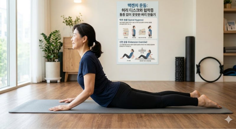 허리 디스크와 협착증 통증 없이 꼿꼿한 허리를 만드는 매켄지 운동
