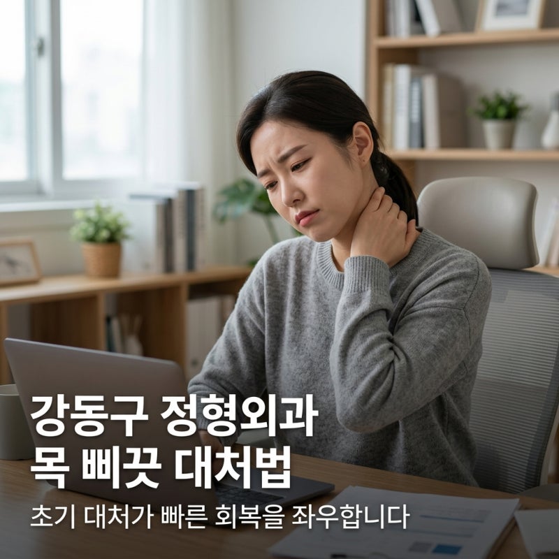 강동구 정형외과, 목 삐끗 초기 대처가 회복을 좌우할까?
