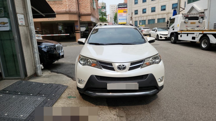  인천 도요타 라브4 안드로이드 올인원 장착하기