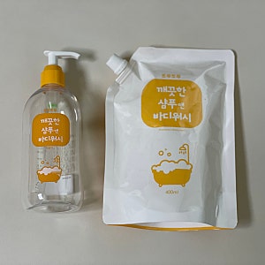 [아기바디워시추천] 아기 순한 바스앤샴푸 올인원제품 "토루토루 깨끗한 샴푸앤바디워시" 솔....