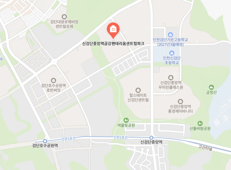  시세차익 최소 5천만원은 갖고 가겠는데요? 준공 완료 아파트 '신검단중앙역 금강펜테리움 센트럴파크' 무순위 청약 훑어보기