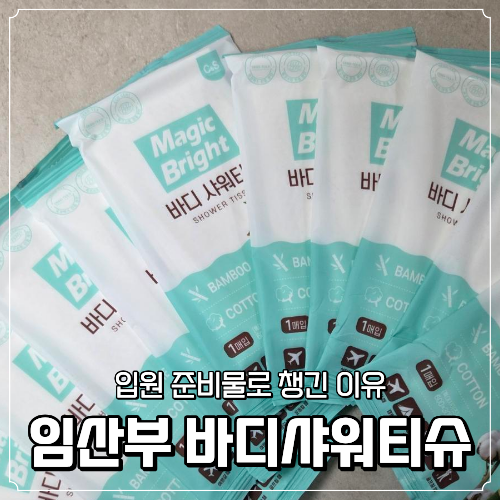 임산부 바디샤워티슈 입원 준비물로 챙긴 이유