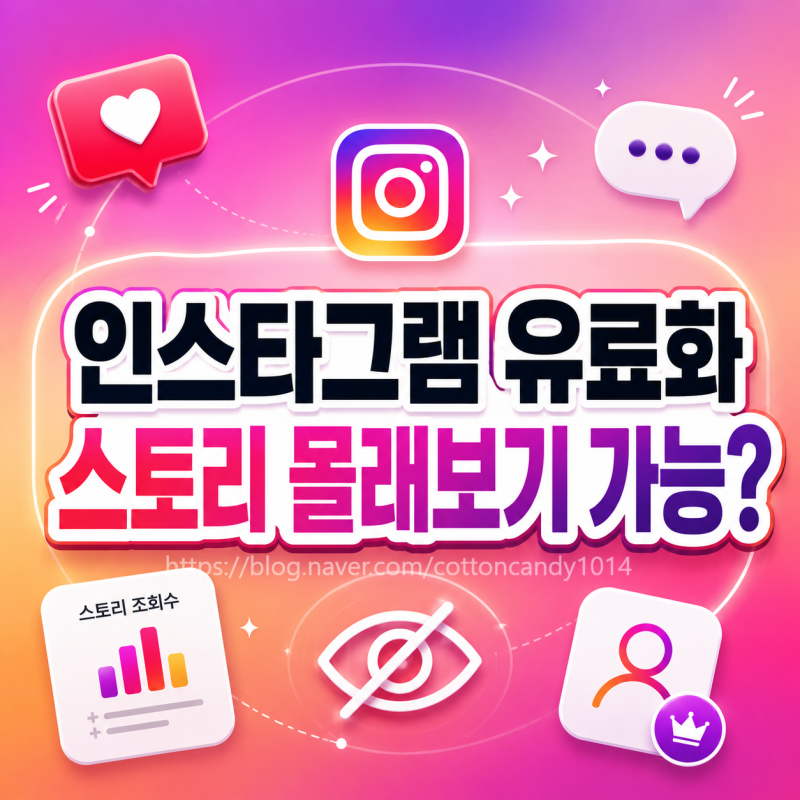 인스타그램 플러스 출시! 스토리 몰래보기·조회수 확인 유료 기능 총정리