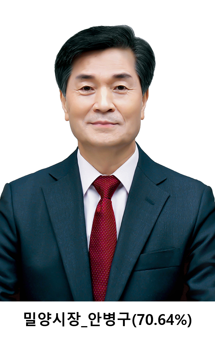 우리 경남 밀양지역의 제9회 전국동시지방선거 결과를 확인해 보았다