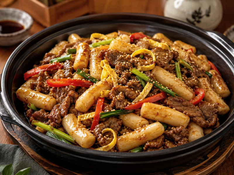 [어린이 반찬] 소고기 듬뿍 넣은 단짠단짠 궁중 떡볶이 황금레시피