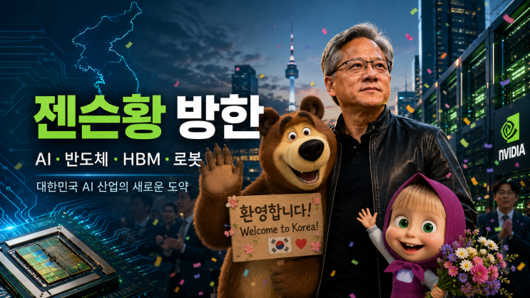  젠슨황 방한 일정 총정리｜삼성·SK·현대차·네이버가 주목받는 이유