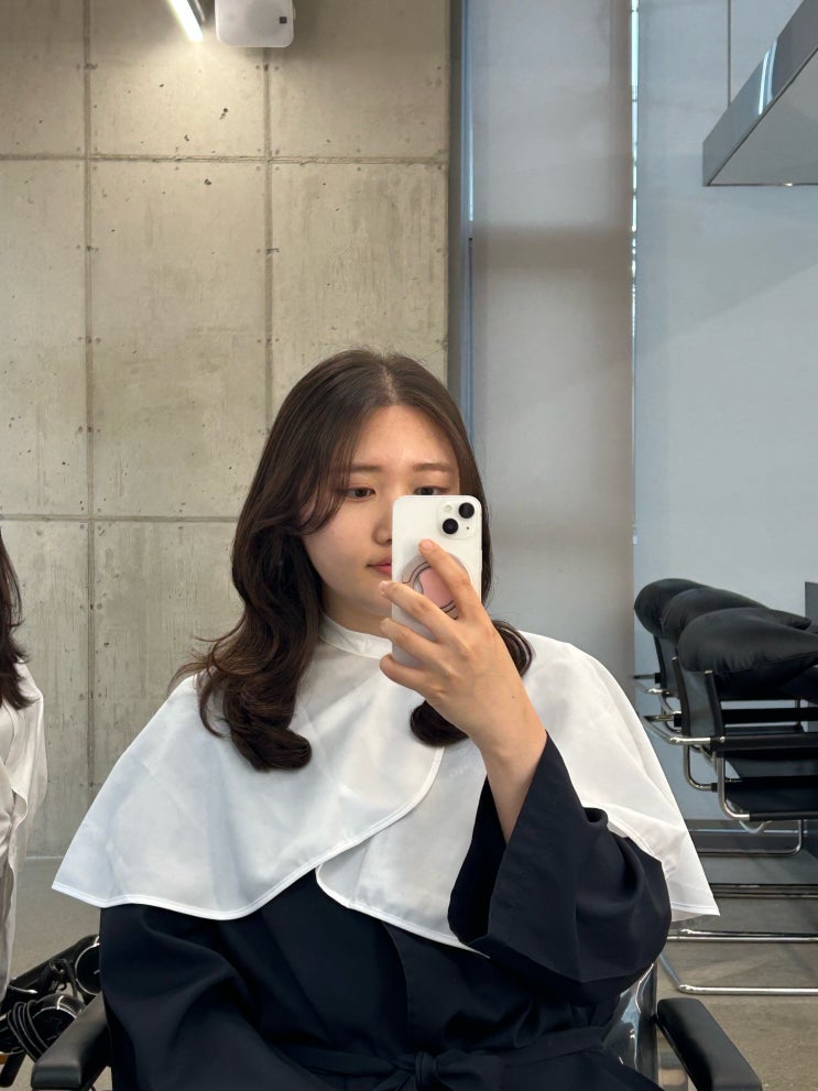  신논현 미용실 어몽헤어 여자 레이어드펌, 긴머리펌 후기
